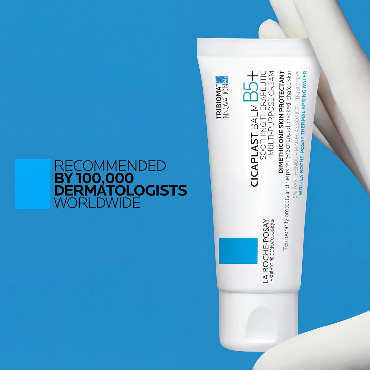 La Roche-Posay Cicaplast Balm B5 - Skin Barrier Repair Cream with Centella Asiatica & Shea Butter | Multi-Purpose Healing Ointment for Dry Skin