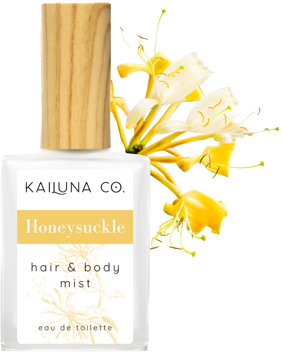 Kailuna Co. Baby Powder Hair & Body Mist Spray - Natural Essential Oils, Alcohol-Free | 0.5 Fl Oz