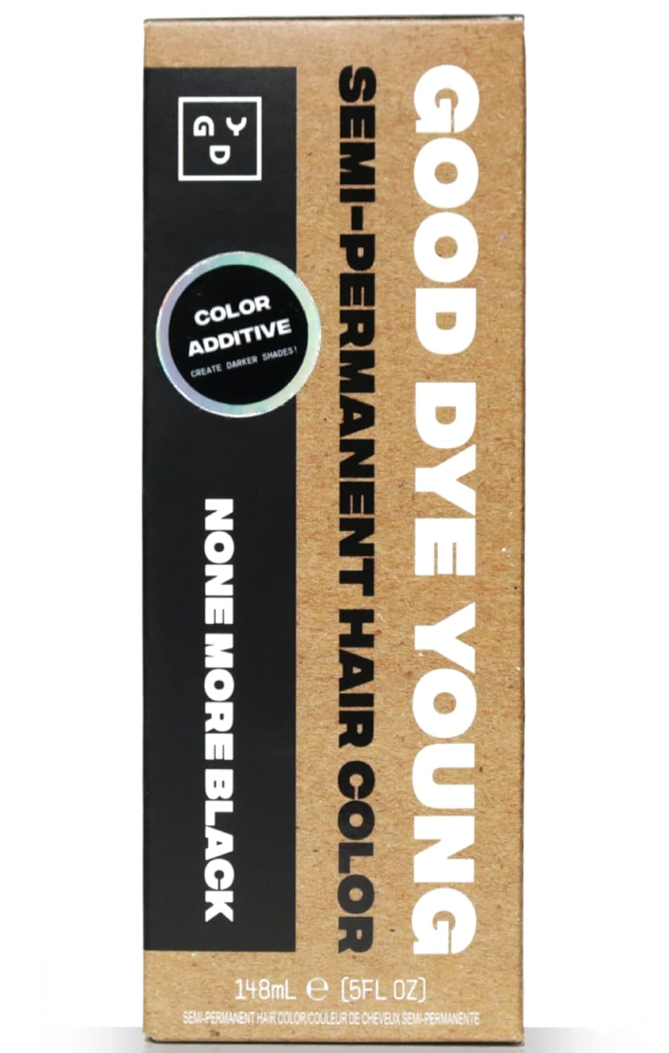 Good Dye Young Semi-Permanent Hair Color - Vegan Brown Hair Dye | Lasts Up to 24 Washes, 5FL OZ