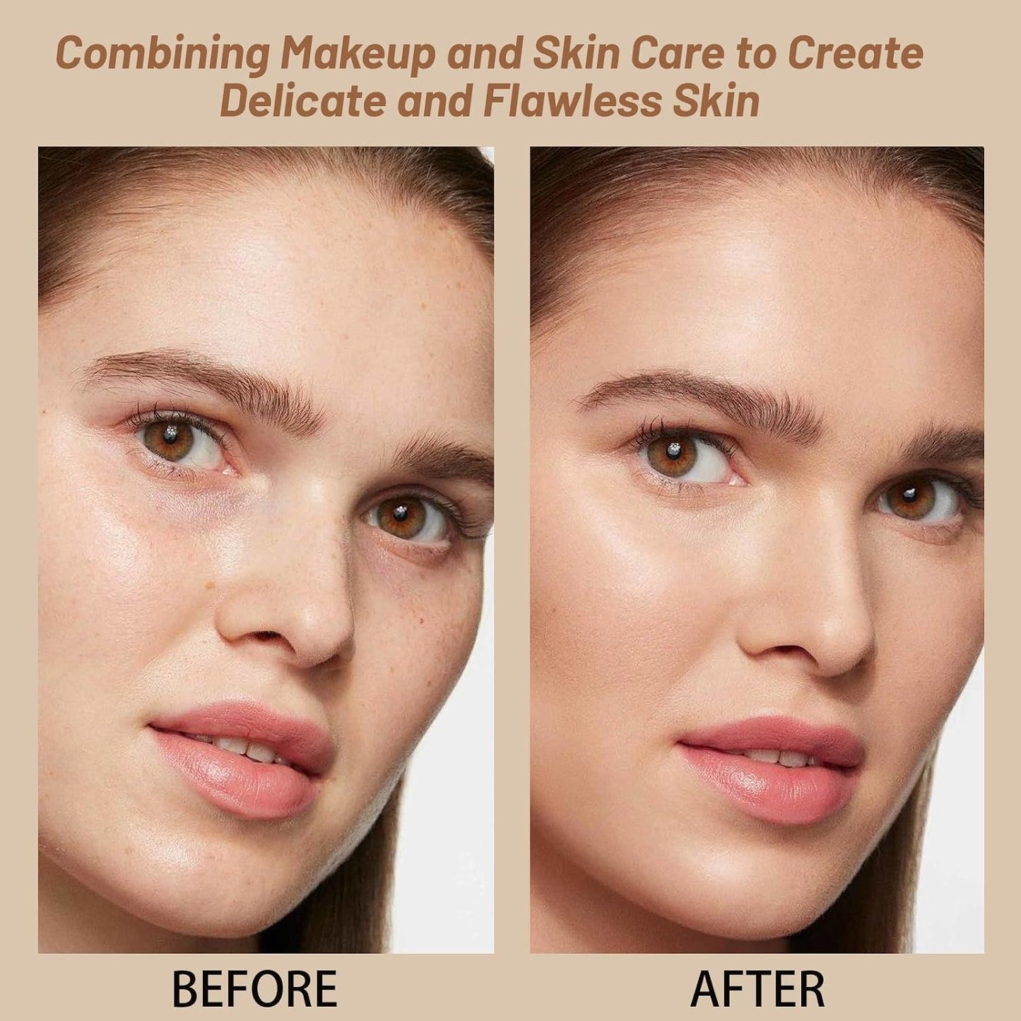 Skween Beauty Skin Tint for Black Women - Hydrating Tinted Serum Foundation Stick | Natural Finish (6#)