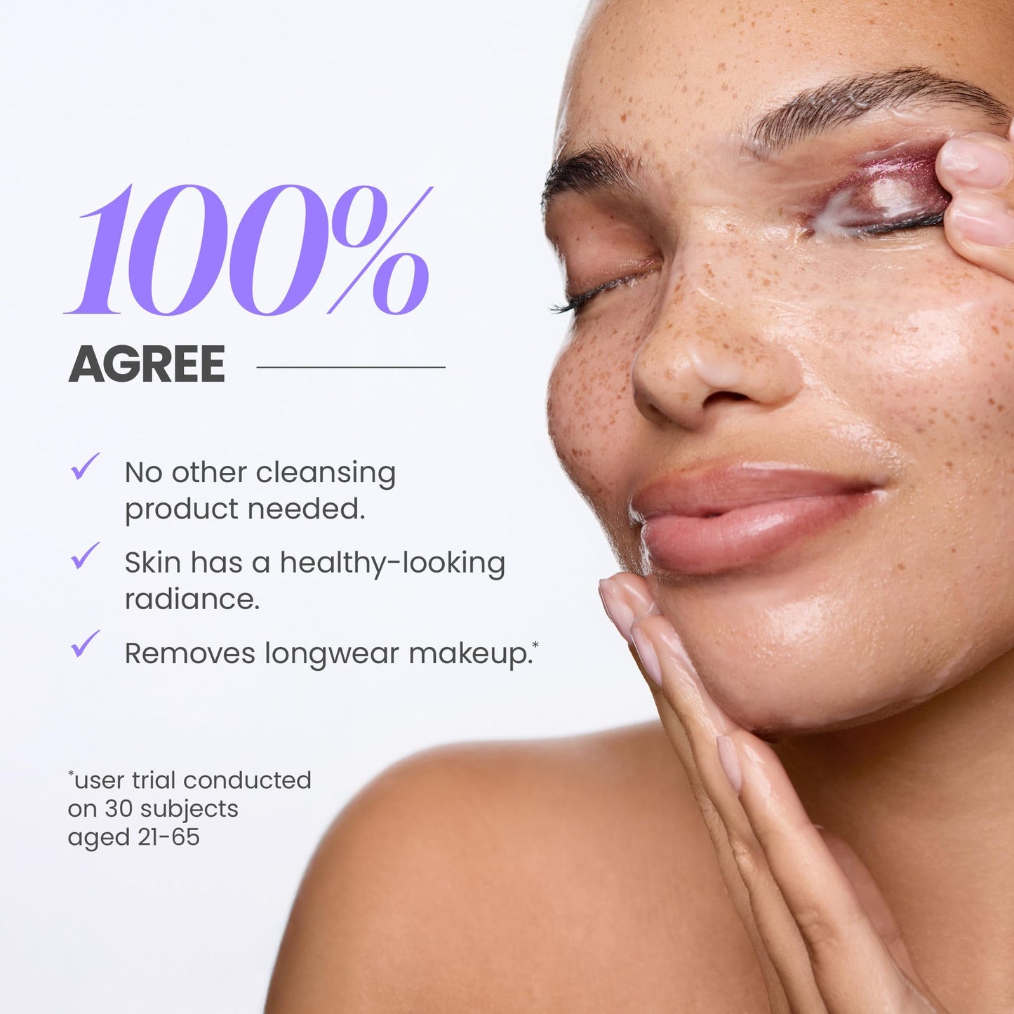Wonderskin Cleansing Balm Refill Pod – Balm to Milk Makeup Remover, Melt-It-All Gentle Hydrating Face Cleanser with Centella and Chamomile