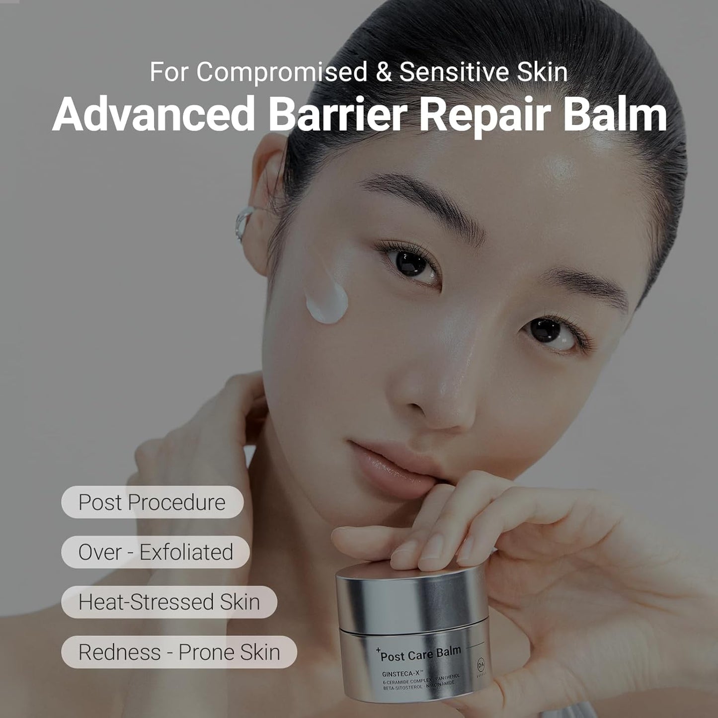 DA EFFECT Post Care Balm - Hydrating Barrier Repair for Sensitive Skin | Soothes Redness & Dryness, 30ml (Unscented)