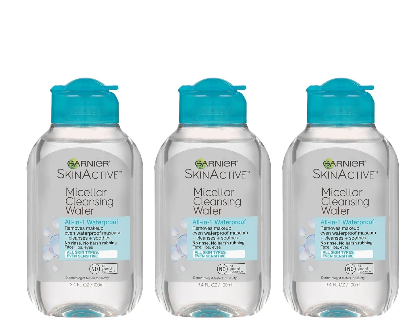 Garnier Micellar Water - Waterproof Makeup Remover & Hydrating Cleanser for Sensitive Skin | 13.5 Fl Oz (400mL), 2 Count