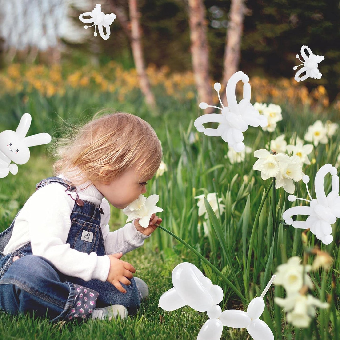 Clear 260 Balloons - Premium Long Skinny Latex Balloons for Animal Creations | 100 Pcs for Kids' Parties