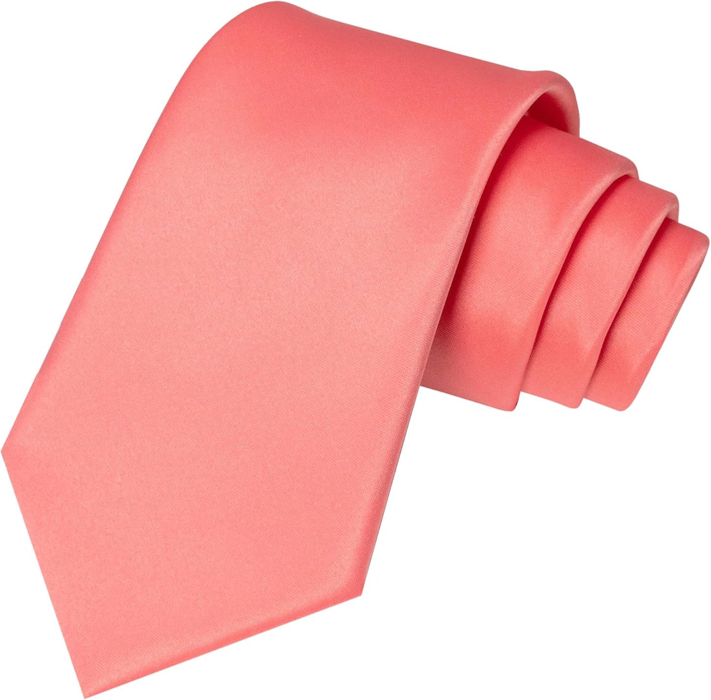 Solid Color Tie for Men - Business & Wedding Necktie | Elegant Design