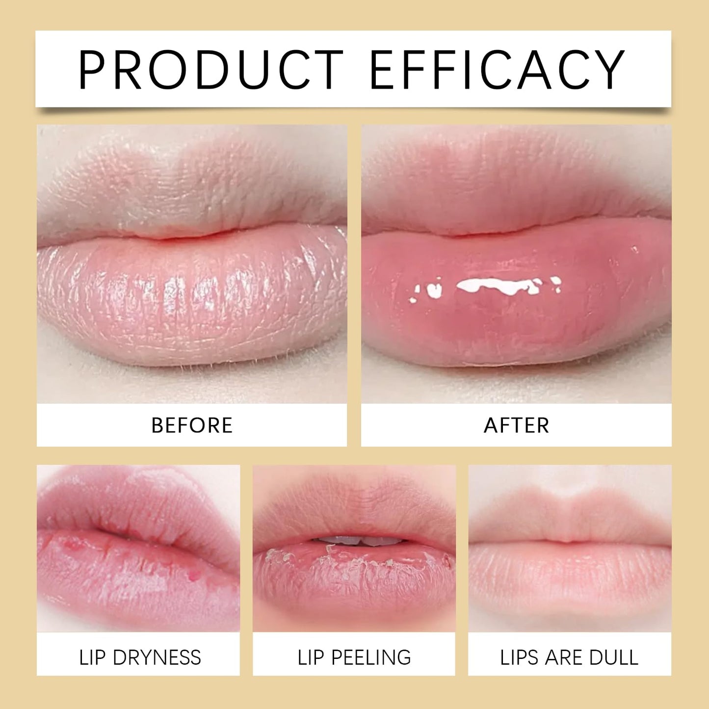 WestShiny Color Changing Lipstick for Women, 24 Hours Enduring PH Lipstick Color Changing, Moisturizing Clear Lip Gloss - 1PC