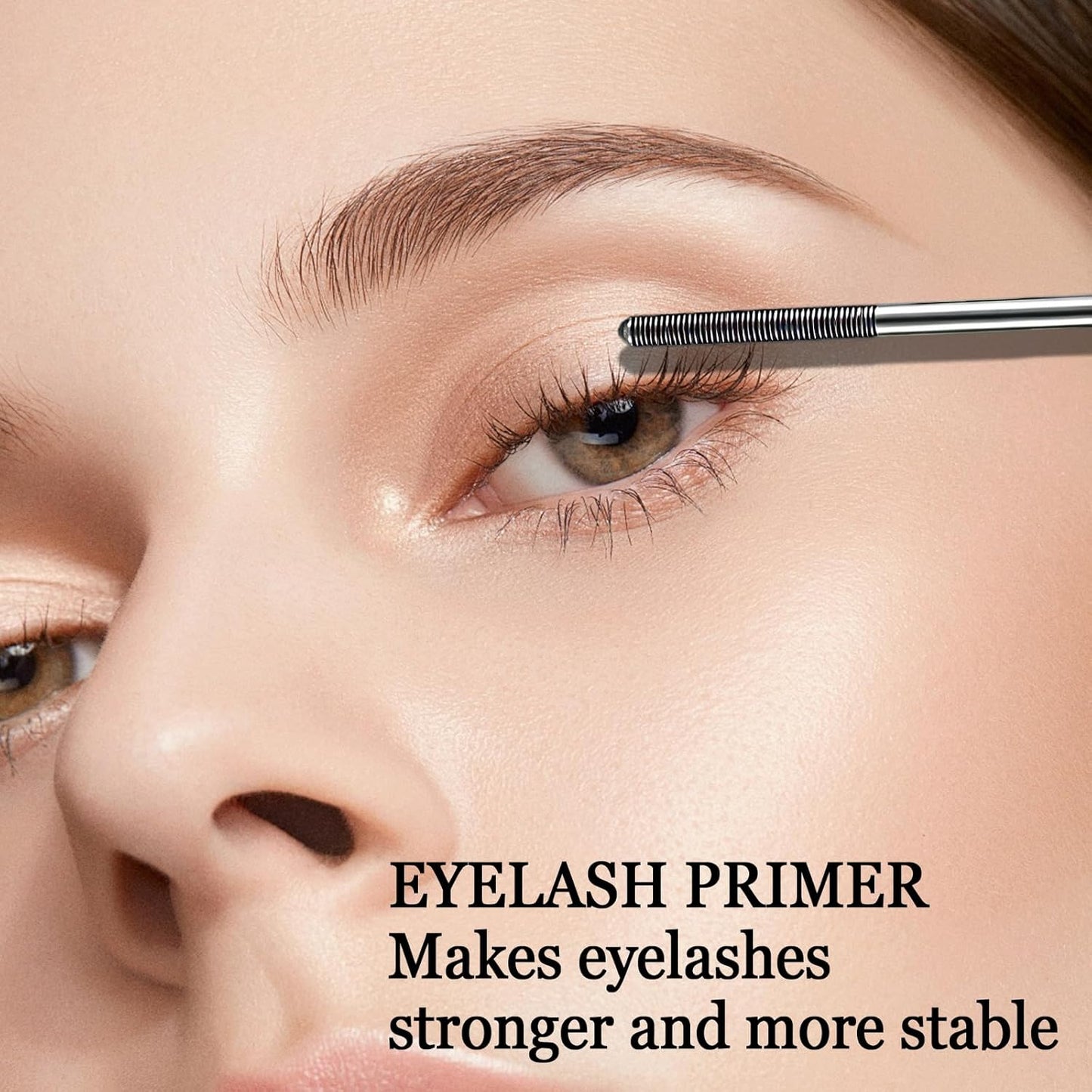 Iron Wand Mascara - Black Metal Curling Mascara with Added Fiber | Long-Lasting, Washable, Slim Volume