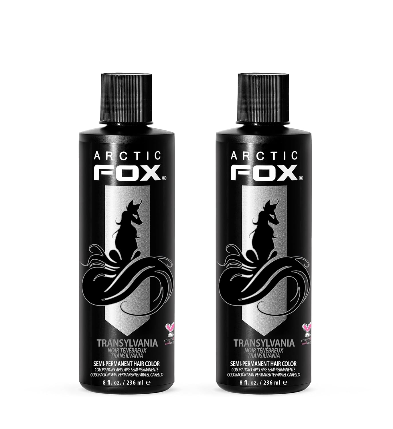 Arctic Fox Semi-Permanent Hair Dye - Vibrant Purple AF Color | Vegan, Ammonia-Free, 4 Fl Oz