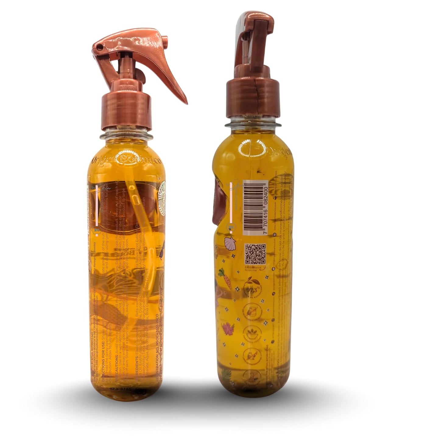 Ritual Botanico Bronzer with Carrot Oil - SPF3 Tan Accelerator for Glowing Skin | 240ml/8.16 fl oz