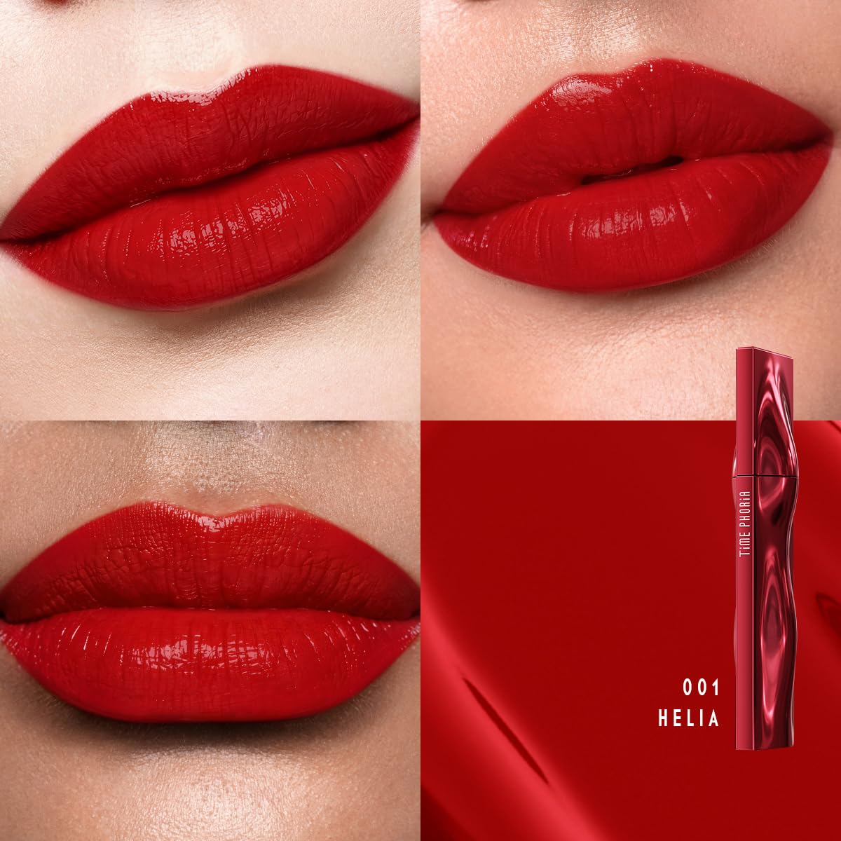 TIMEPHORIA Aion Superstain Lip Stain Tattoo Ink, Long Lasting Semi-gloss Finish, Full Coverage Lip Tint with High Pigments, Hydrating Watery Gel Rosy Mauve Lip Color for Vibrant Stain 001 Helia