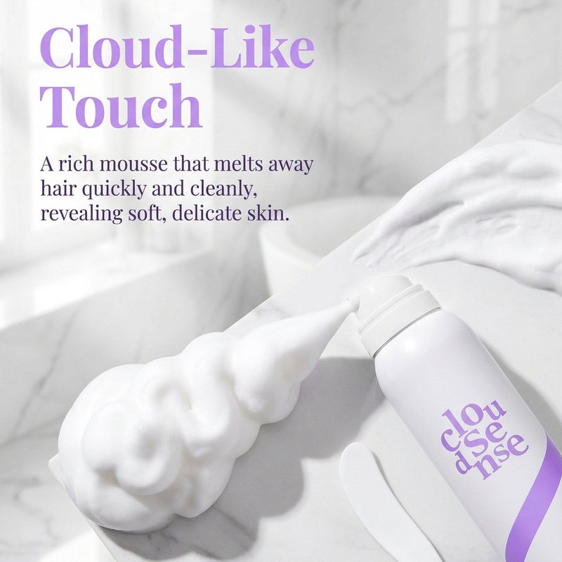 Hair Removal Spray, Gentle Body Hair Removal Cream Kit, Suitable for Sensitive Skin,Smoothing Body & Legs for Every Skin Type,kit
