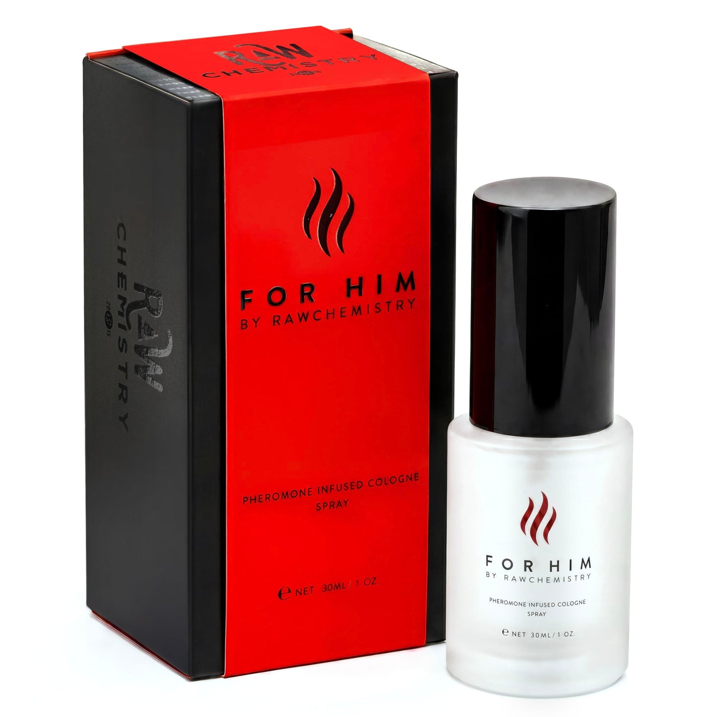 RawChemistry For Him, Pheromone Infused Cologne - Bold, Extra Strength Infused Formula 1 Fl. oz