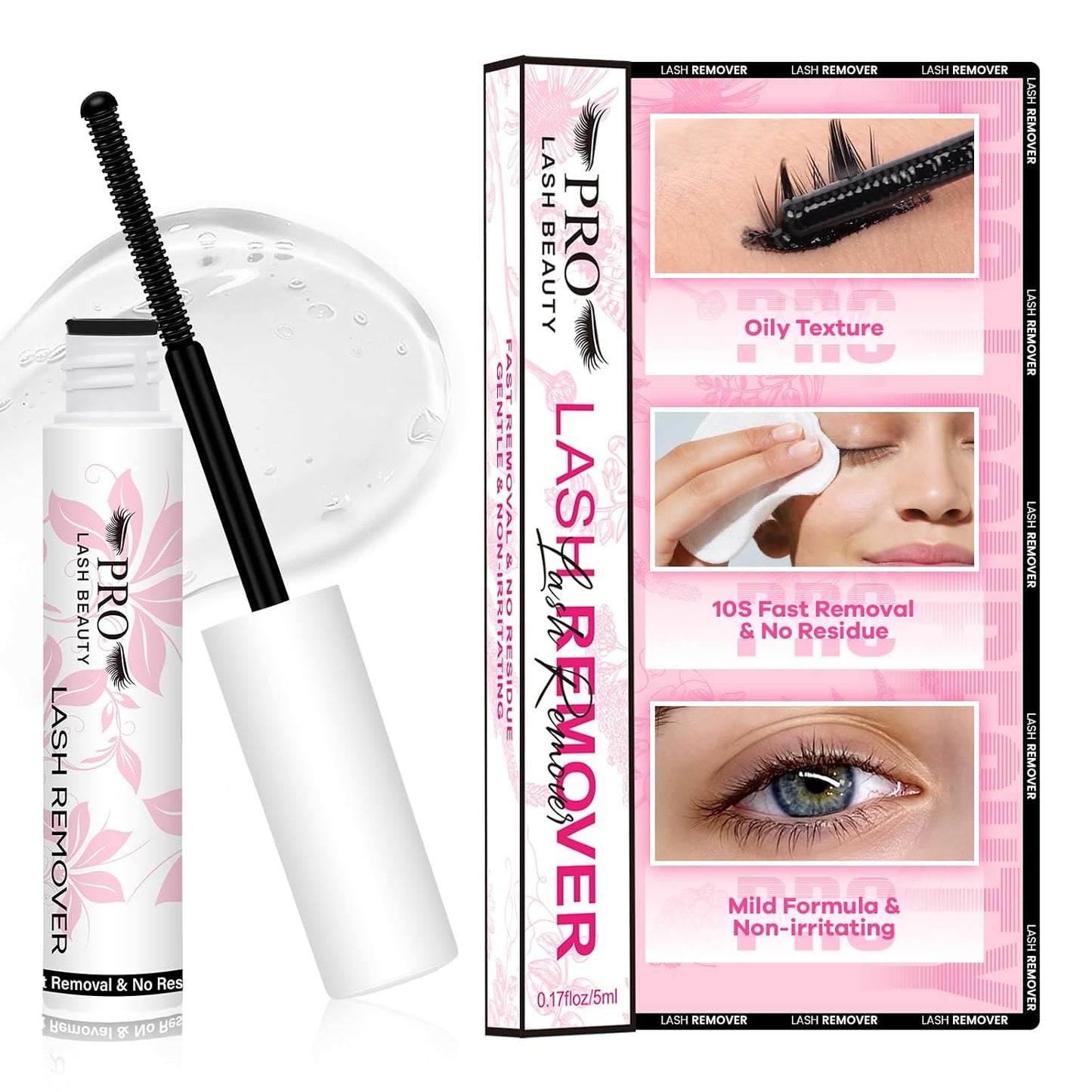 Lash Cluster Glue - Upgraded 2-in-1 Black Bond & Seal for Eyelash Clusters | Waterproof, Long-Lasting (10ml)