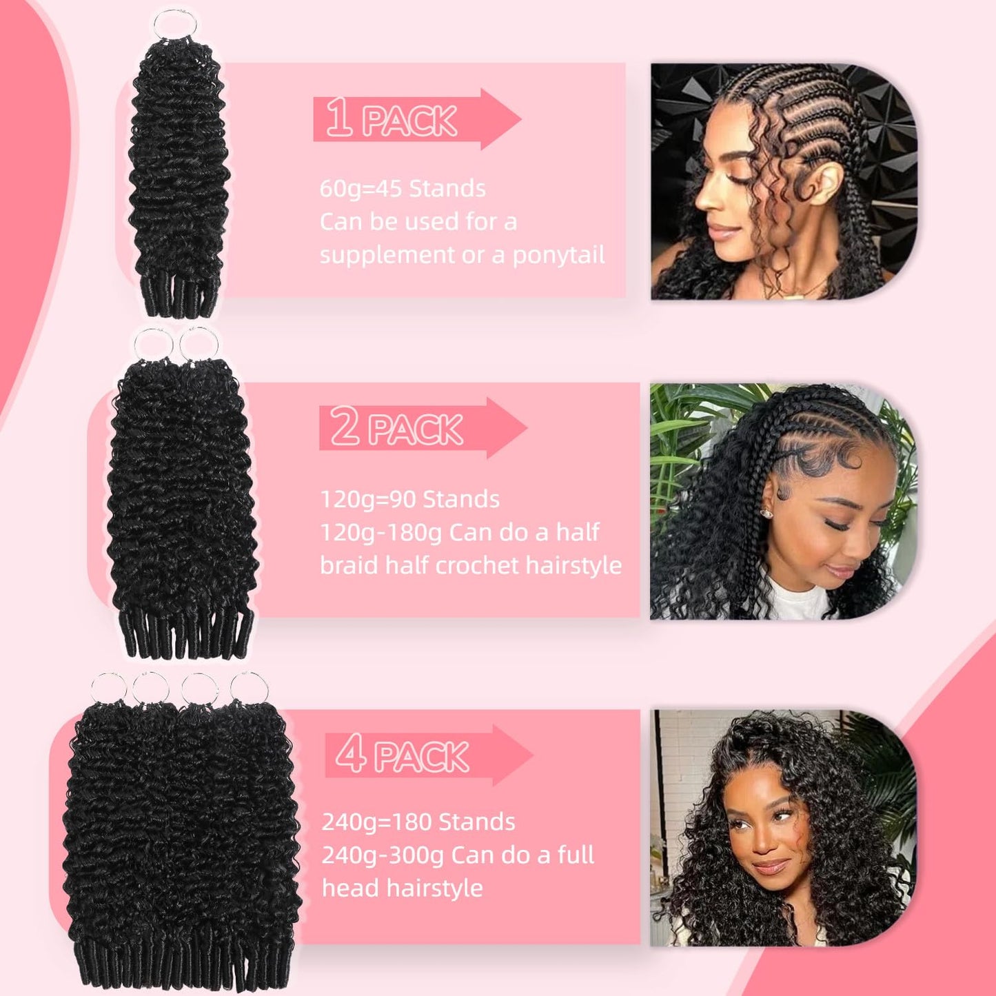 LADYBETU Burmese Curly Feather Crochet Human Hair Knotless Invisible 120g, Pre-Separated Lightweight Curly Crochet Hair 14 Inch, Reusable Miracle Knots Human Crochet Hair for Black Women
