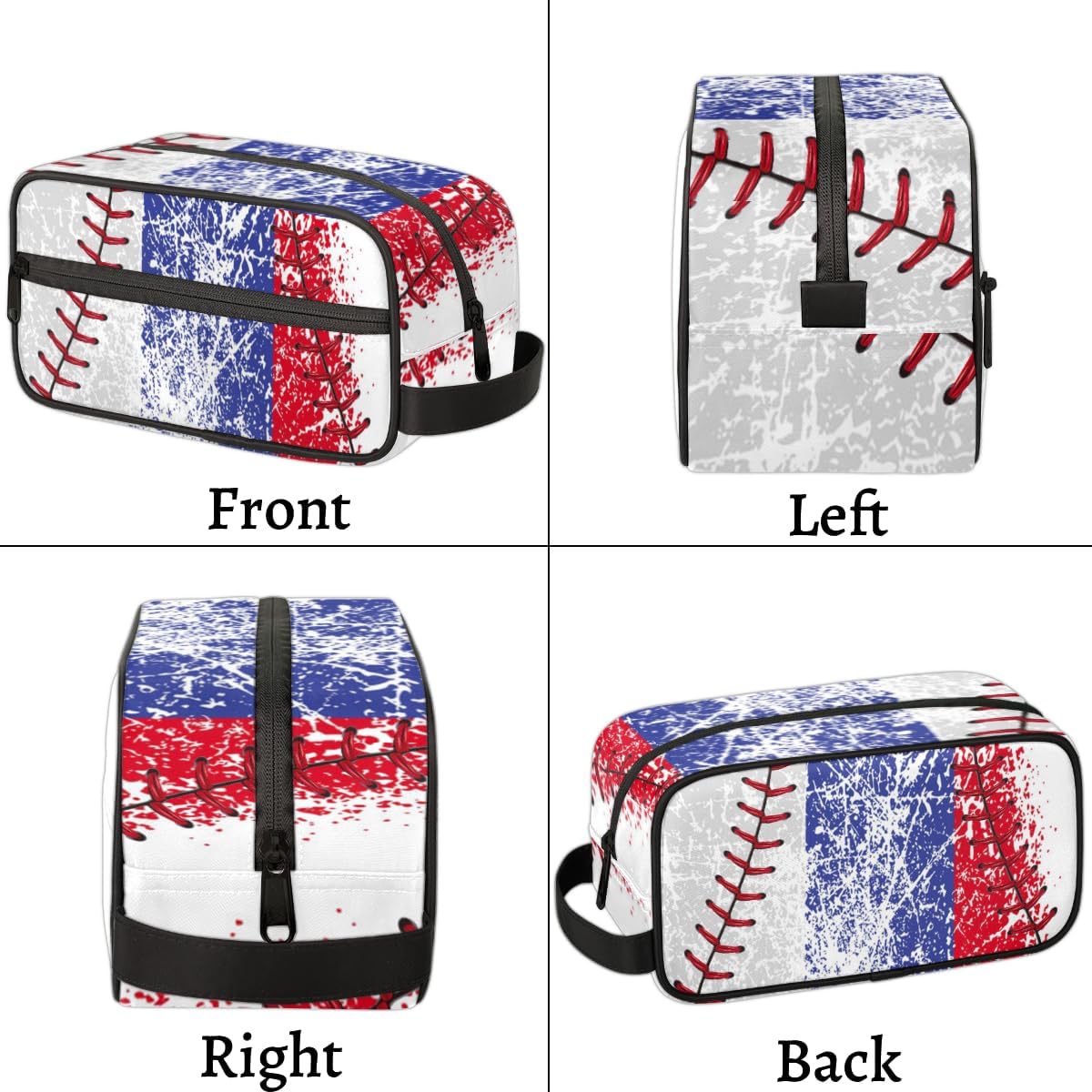 Boys Toiletry Bag - Vintage Baseball Waterproof Dopp Kit | Travel & Sports Essentials