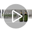 Kasunting Green Soap Dispenser Set with Bamboo Pump, 2 Pack - 17 Fl Oz