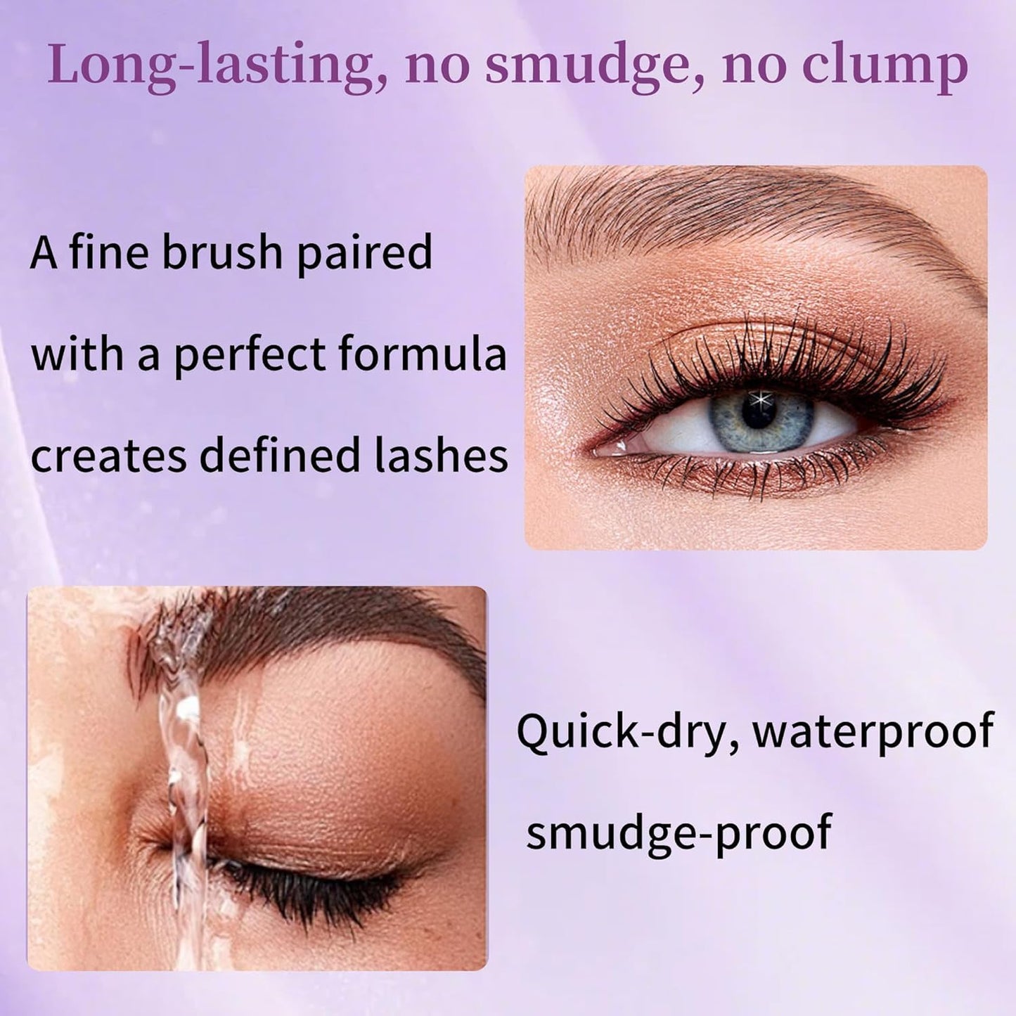 Iron Wand Mascara, Long Lasting Waterproof Mascara
