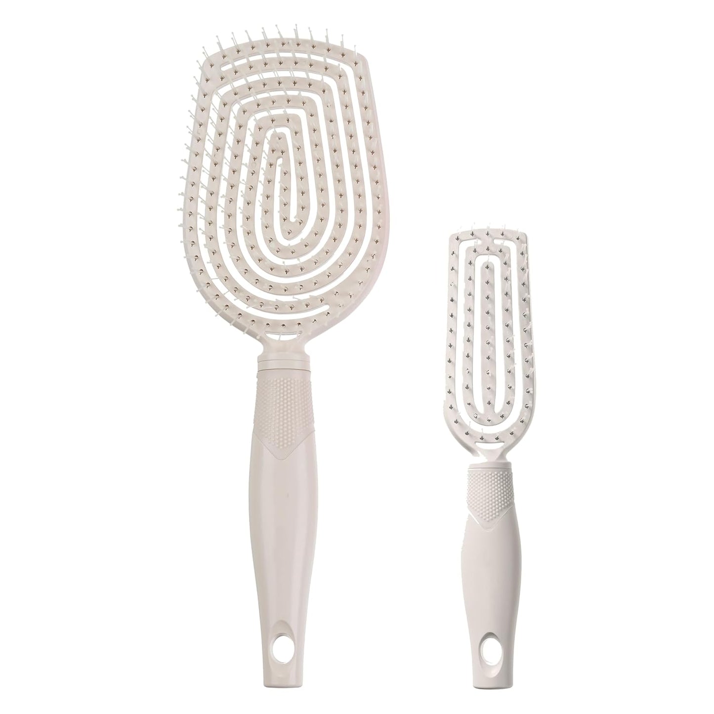 Conair Scalp Care Detangling Hairbrush | Curly Hair Brush & Scalp Massager for All Hair Types - Black Onyx