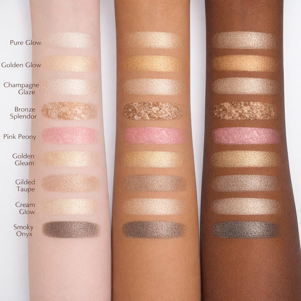 K'APEINE All-in-One Makeup Palette, 9 Colors Baked Face Kit Includes Eyeshadow, Blush, Highlighter & Bronzer | Waterproof Long-Wearing Party Cosmetics for Women - 03#