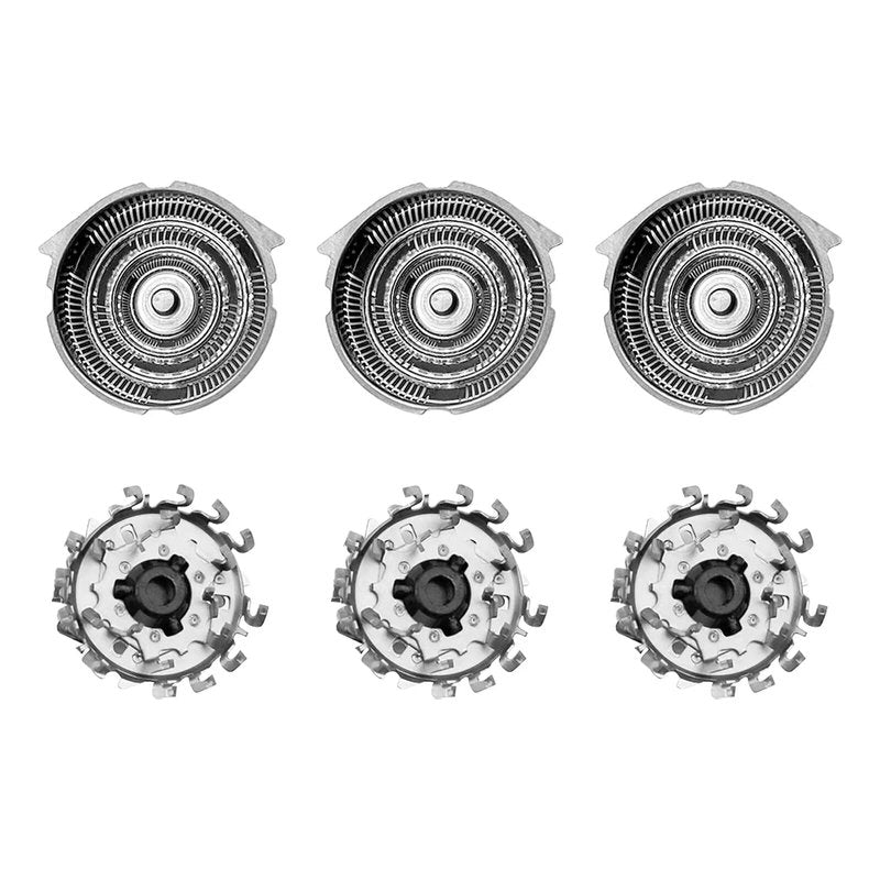 3pcs Shaver Razor Head Cutters For Philips Norelco HQ9 SpeedXL 8140XL, 8150XL, 8160XL, 8170XL, 8171XL, 8175XL 8240XL, 8250XL, 8260XL, 8270XL, 8280XL 9160XL, 9170XL, 9190XL, 9195XL