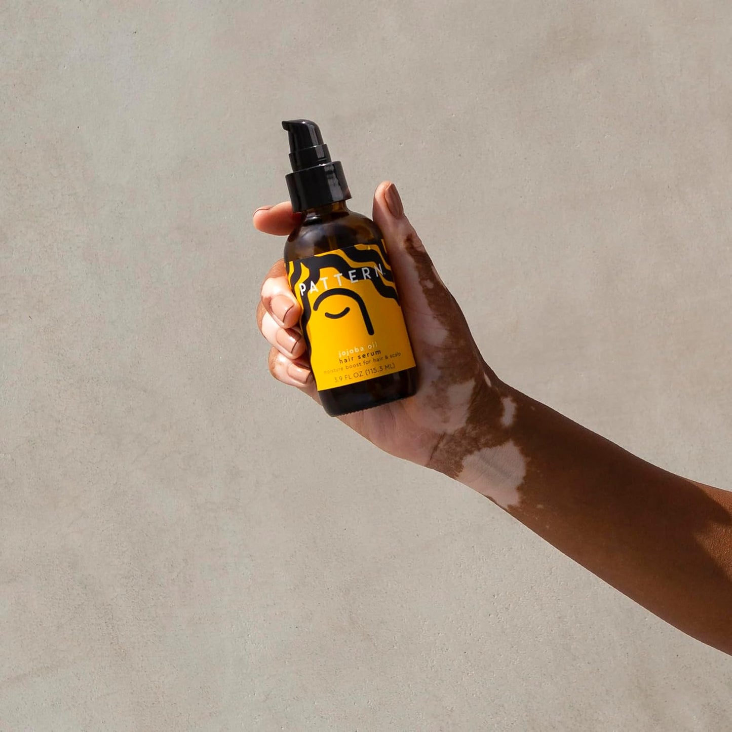 PATTERN Beauty Jojoba Hair Serum - Lightweight Moisture Boost with Safflower, Rosehip & Lavender Oils | 3.9 Fl Oz