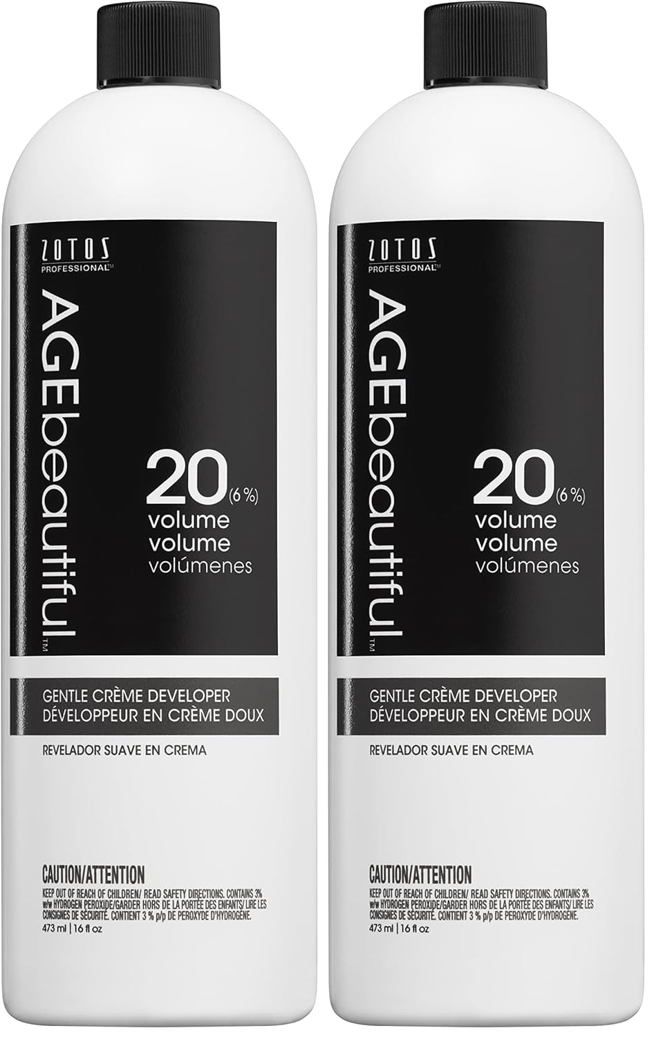 Gentle Creme Hair Developer for Permanent Color | Professional Gray Coverage & Long-Lasting Results - 20 Volume
