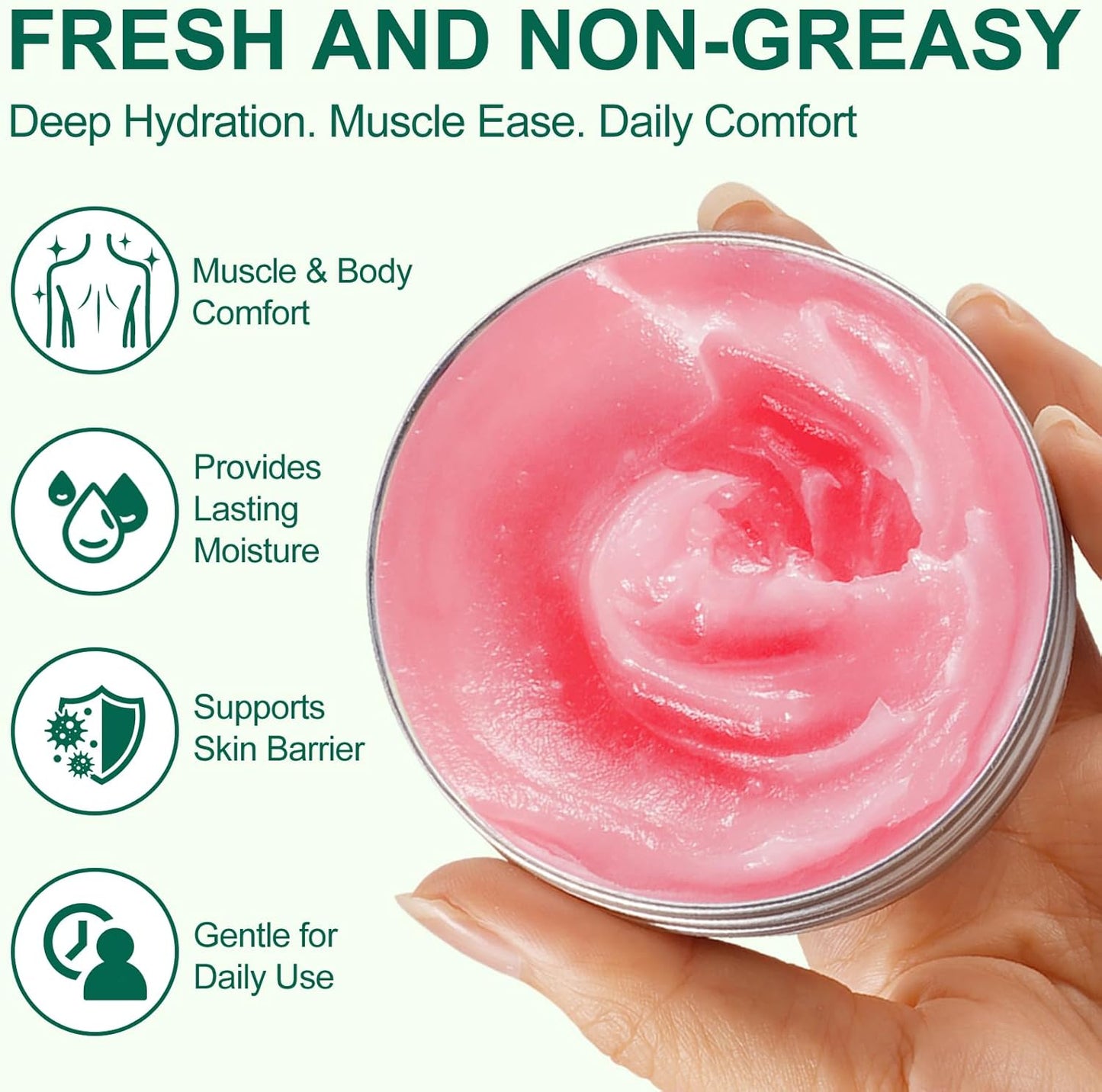 Arnica & Calendula Miracle Balm - Non-Greasy Muscle Rub for Back, Neck & Shoulders | 1 OZ (30G)