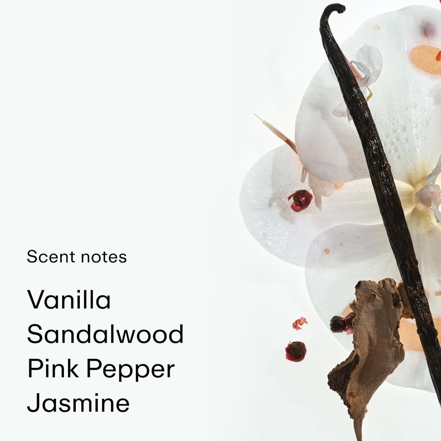 Vanilla Skin Perfume - Unisex Warm Vanilla Eau de Parfum | 50 mL with Pink Pepper, Cashmere Wood & Sandalwood