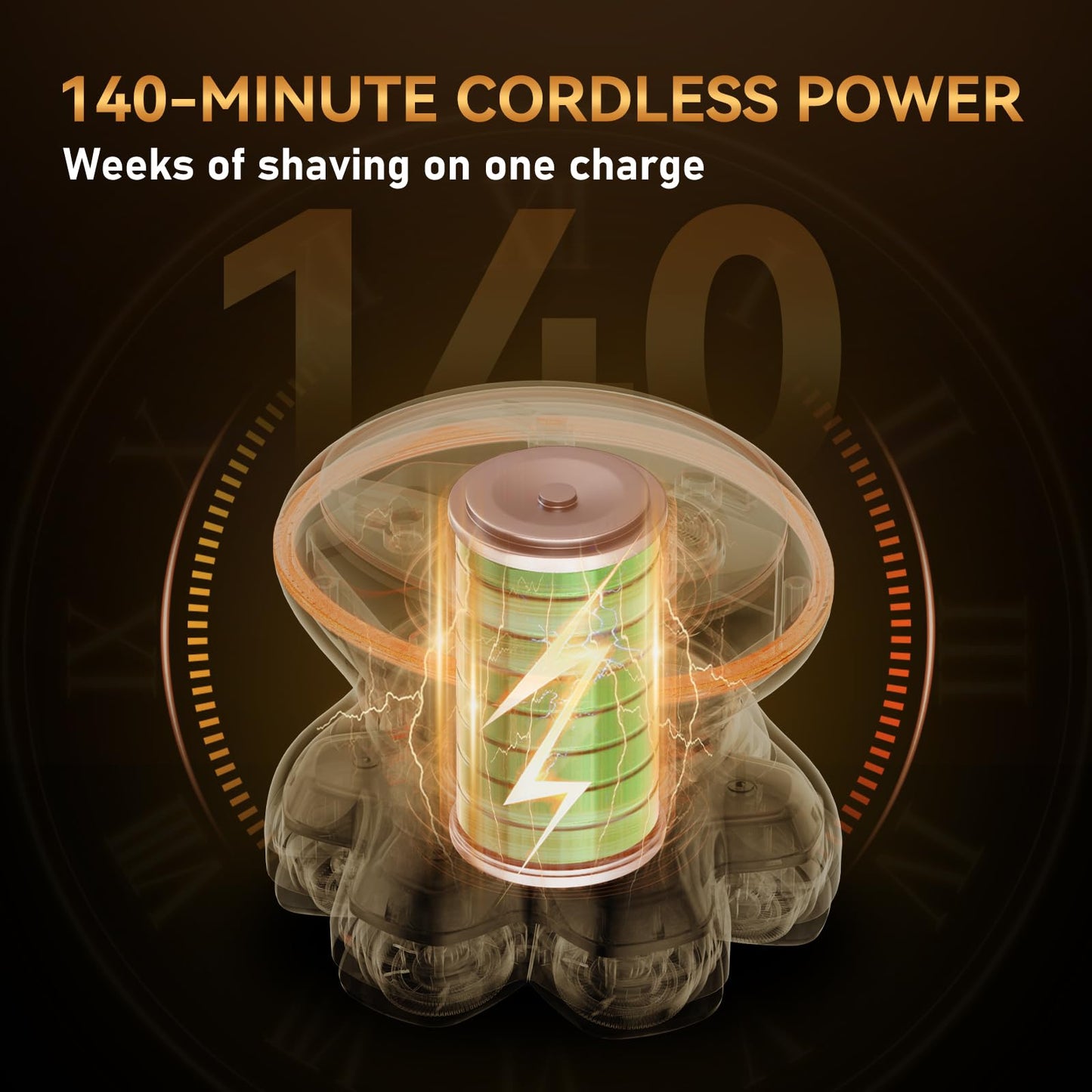 MAXGROOM® PRO 7D Electric Head Shaver for Bald Men – Electric Razor with 7D Flexible Skin-Friendly Blades, Long Battery Life, IPX6 Waterproof, LED Display, 2 Speed Settings, Premium Gifts for Men