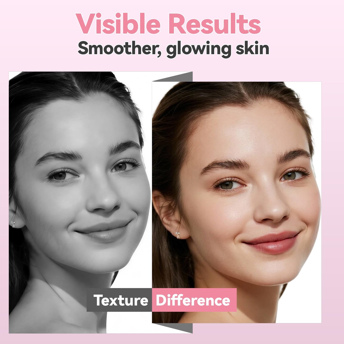 Gulove Sonic Dermaplaning Facial Hair Remover for Women, Gentle Peach Fuzz Removal Tool, Precision Control, Safe for Sensitive Skin, Portable & Rechargeable At-Home Skincare (Cameo Pink)