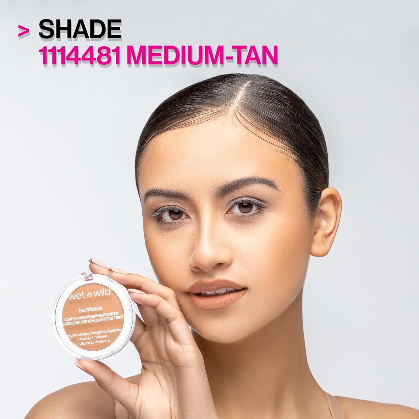 Bare Focus Clarifying Finishing Powder - Matte Pressed Setting Powder | Fair-Light Shade