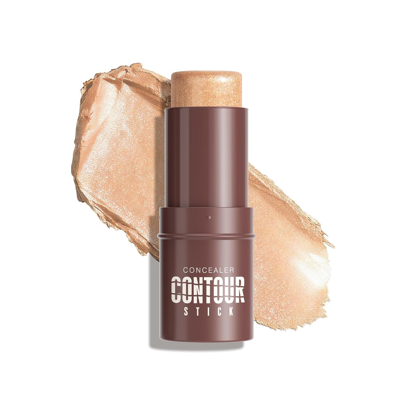 Cream Contour Stick - Cool Toned Sculpting Makeup for Natural Look | Long-Lasting, Buildable Formula (09 Amber)