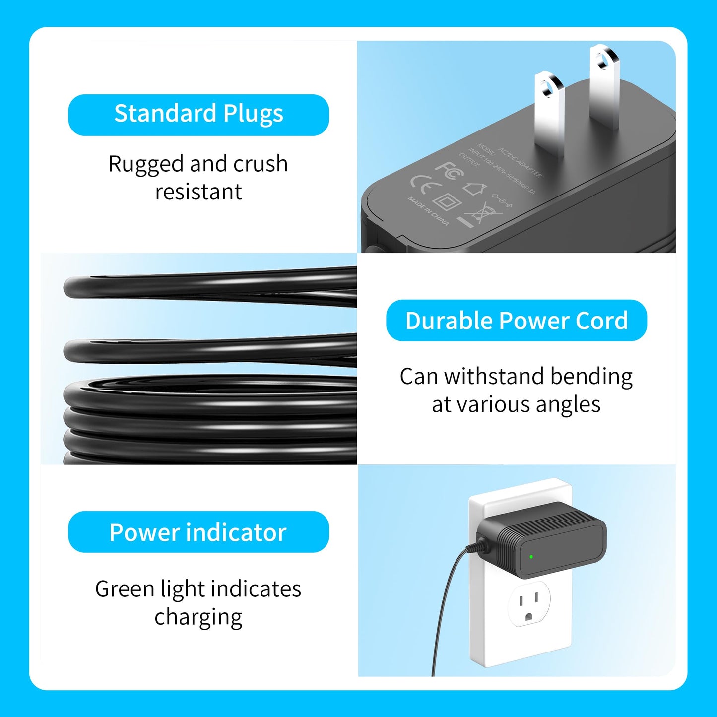 5V Charger for Remington Shaver Compatible with Remington XR7000 XR7120 XR1770-1TV Razor and Wet/Dry Bald Head Shaver Adapter Power Cord