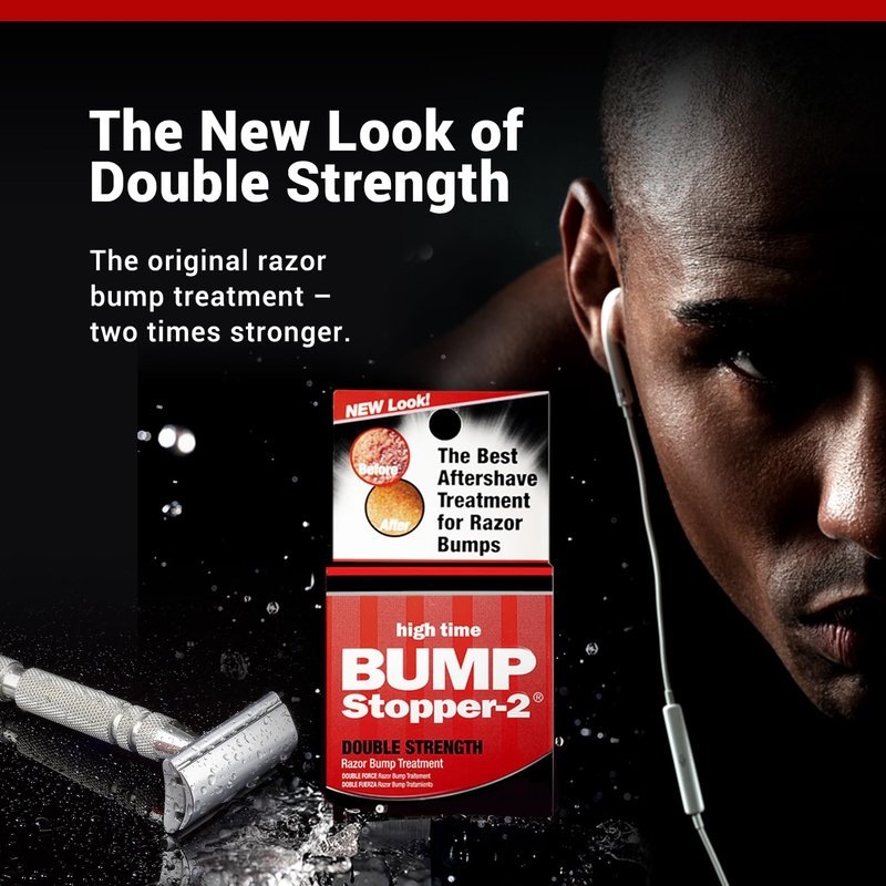 Bump Stopper-2 Razor Bump Treatment, Double Strength Formula - .5 oz (110004)