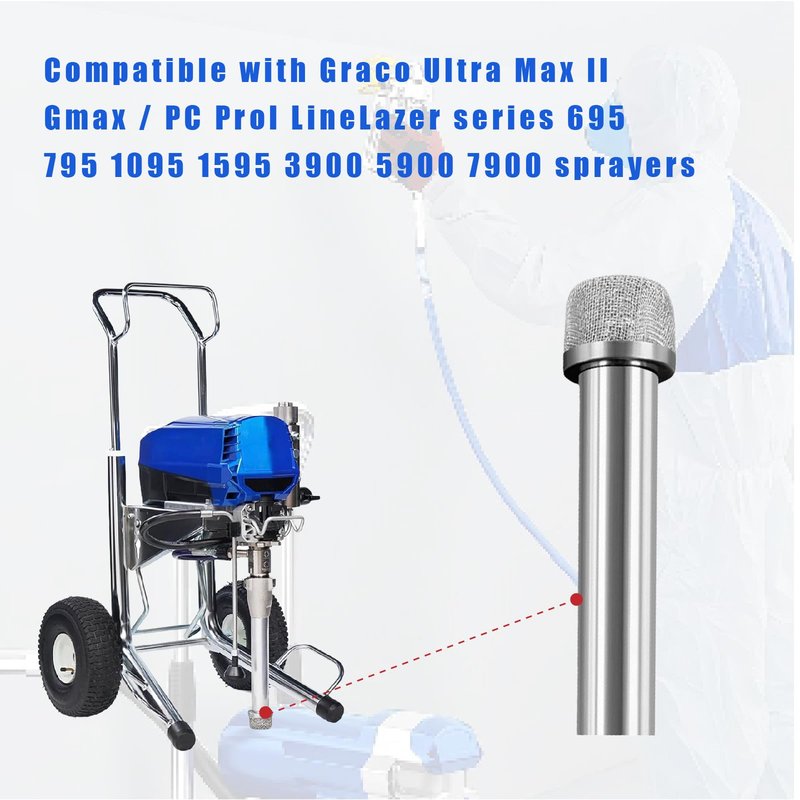 2025 New Airless Paint Sprayer Suction Hose and Reflux Line Sets,Compatible with Graco 695 795 3900 1095 1595 5900 7900 Airless Spraying Machine，Complimentary 181072 Filter Included