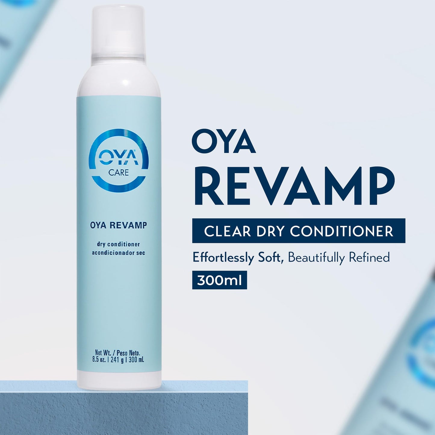 OYA Revamp Dry Conditioner Spray - No Rinse Leave In Conditioner Mist - Hydrate, Moisturize and Smooth Coarse Hair - Helps Detangle and Control Frizzy Hair - Suitable for All Hair Types - 285ml