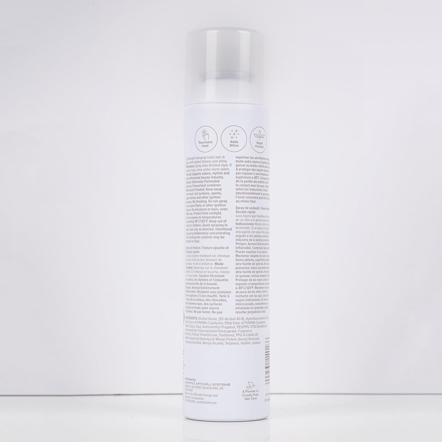 Paul Mitchell Super Clean Hairspray - Fast Drying, Flexible Hold for All Hair Types