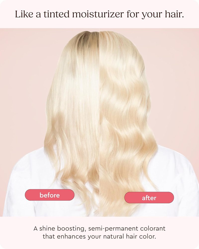 SuperGloss Purple Toning Gloss - Hydrating Formula for Blonde & Highlighted Hair | Neutralizes Yellow Tones - 6.4 fl oz