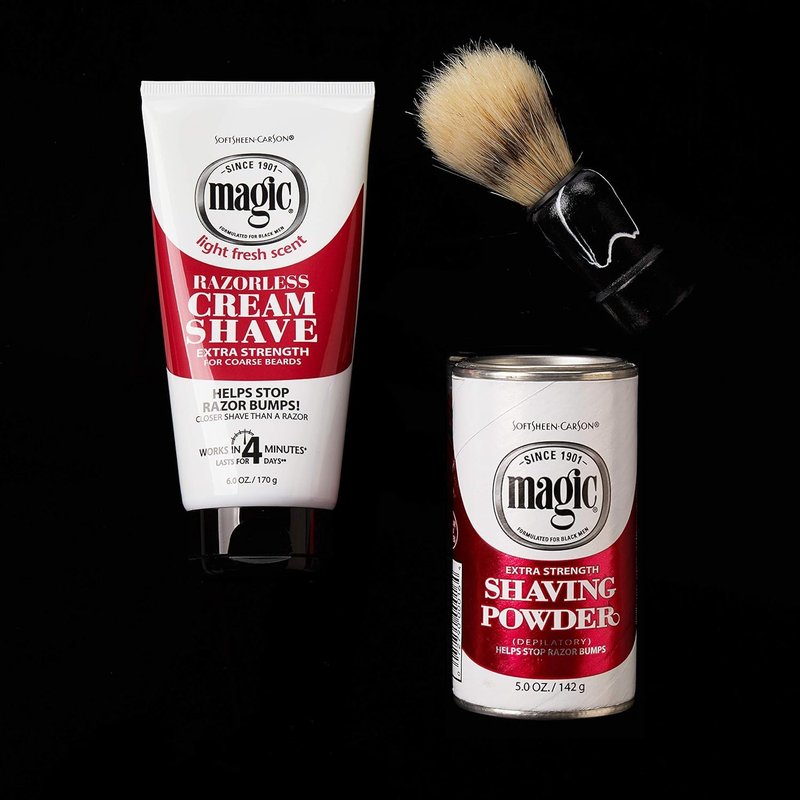 MAGIC Razorless Cream Shave Extra Strength, 6 Ounce, (Pack of 3)