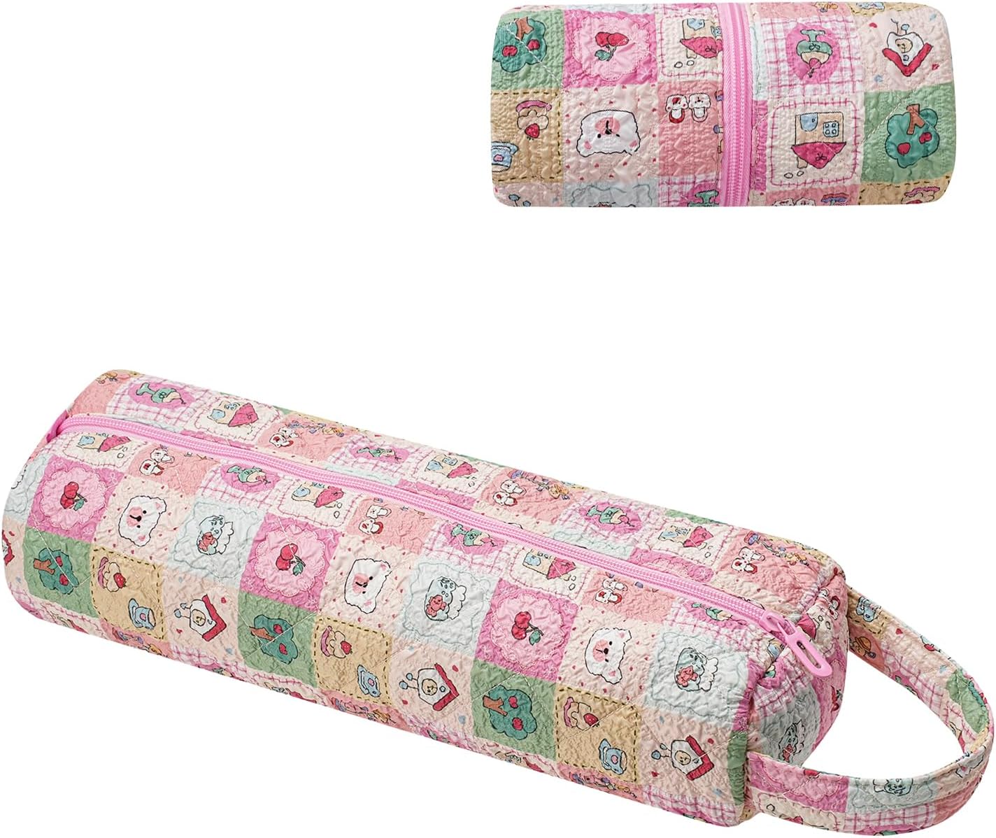 Quilted Hair Tools Travel Bag - Portable Storage Case for Shark FlexStyle & Dyson Airwrap | Leopard Print