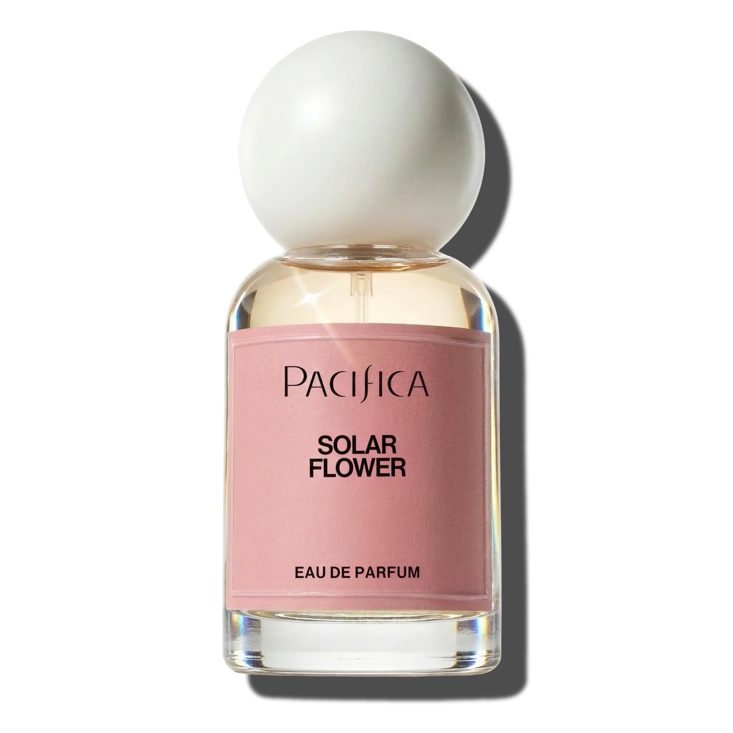 Pacifica Solar Flower Eau de Parfum for Women, Floral Perfume Spray with Jasmine Bergamot Vanilla, Long Lasting Clean Vegan Fragrance, Paraben Free, 1 Fl Oz