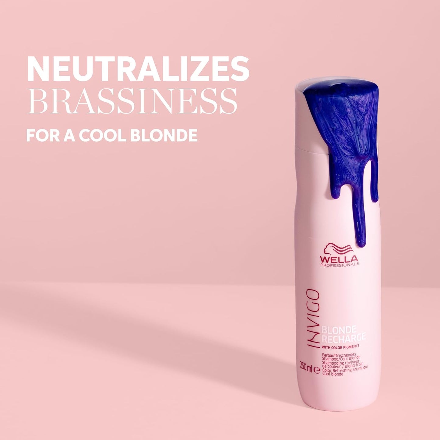 Wella Professionals Blonde Recharge Cool Shampoo - Color Enhancing Formula for Radiant Hair