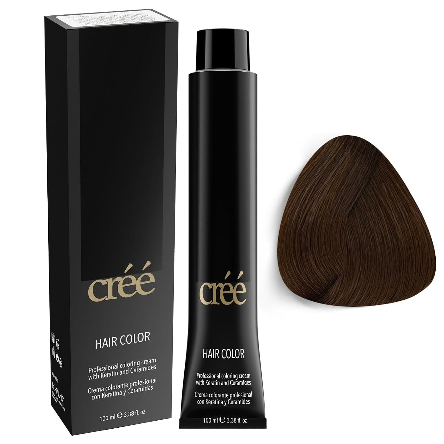 Black Permanent Hair Color - Long-Lasting, Rich Vibrant Formula for 100% Gray Coverage | 3.4 fl. oz.