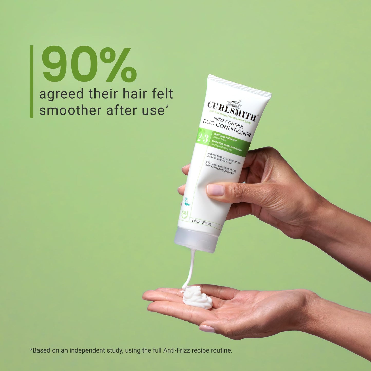 CURLSMITH Frizz Control Duo Anti Frizz Condtioner for Curly Hair