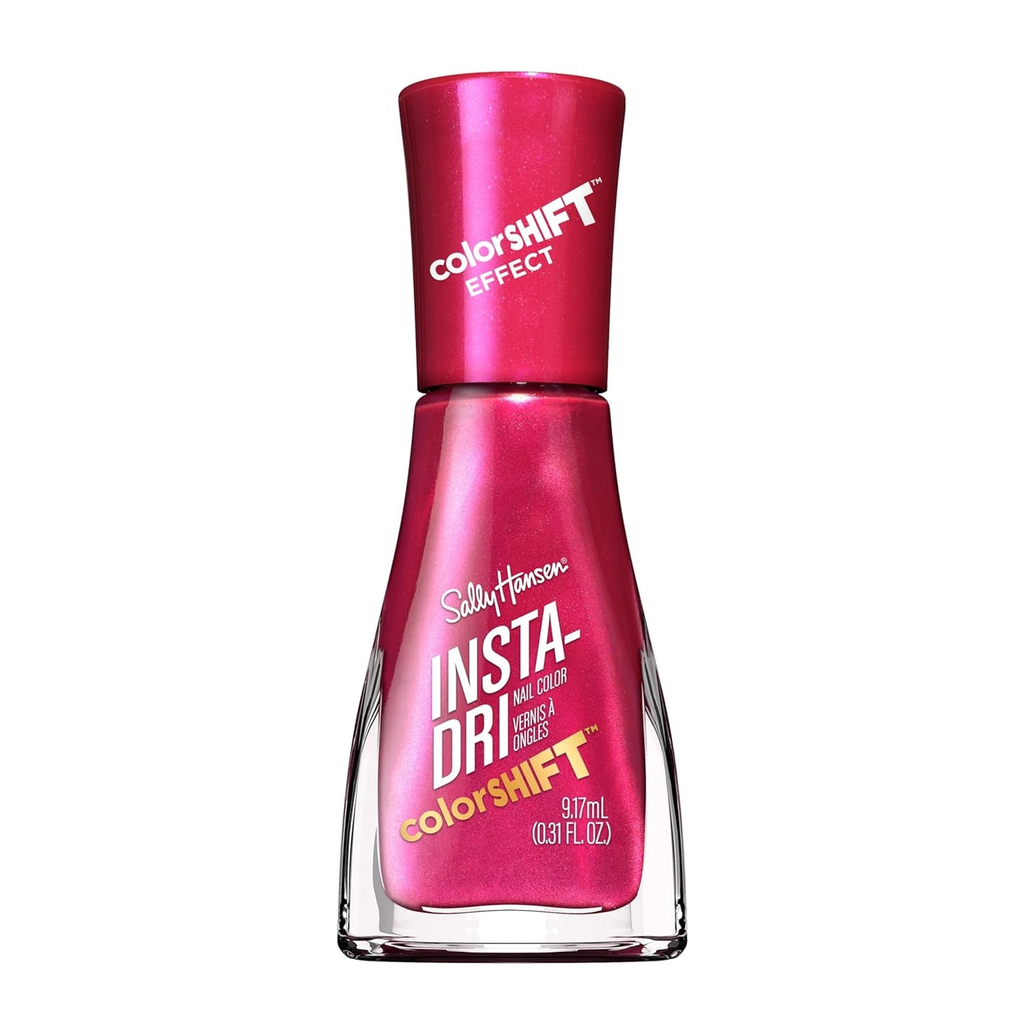 Sally Hansen Nail Polish - Dragon Fruit Crush | Quick-Dry Satin-Matte Finish, One-Coat Application, 0.31oz