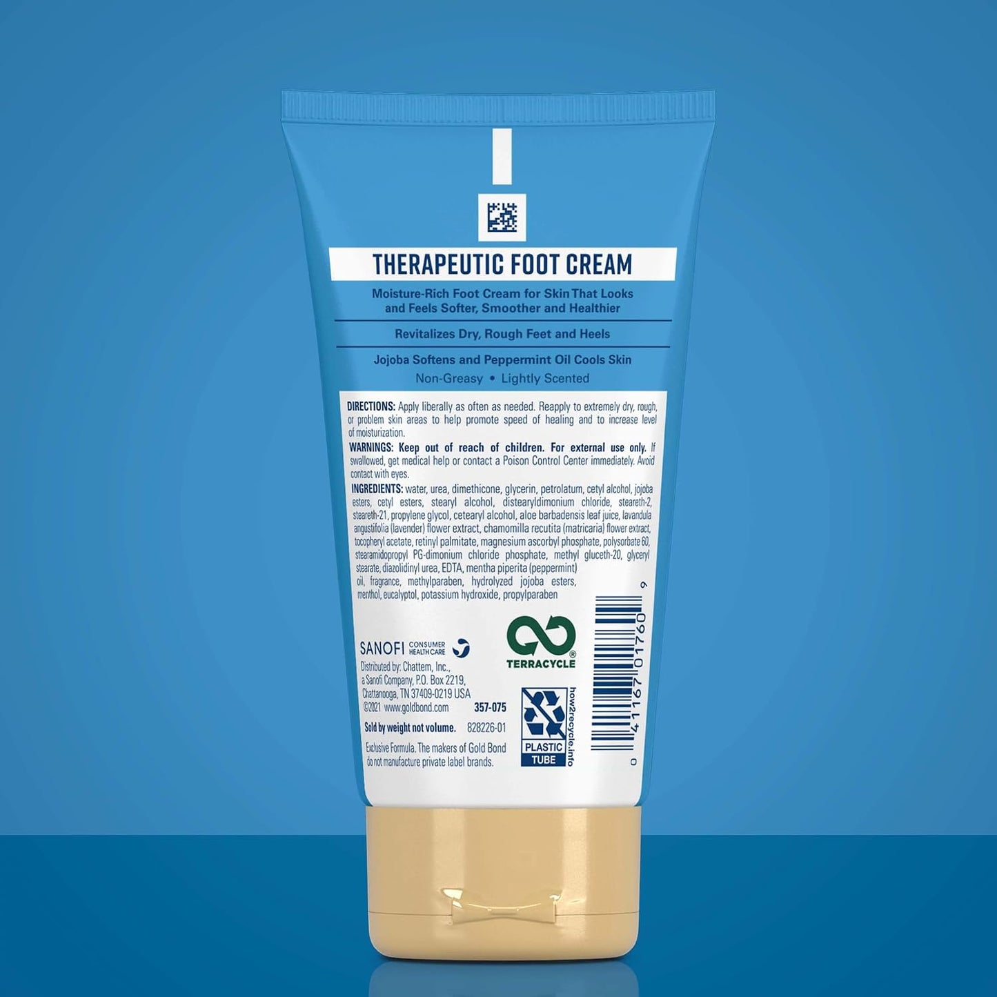 Gold Bond Foot Cream - Triple Action Moisturizer for Dry Feet | 4 Oz (3 Pack)