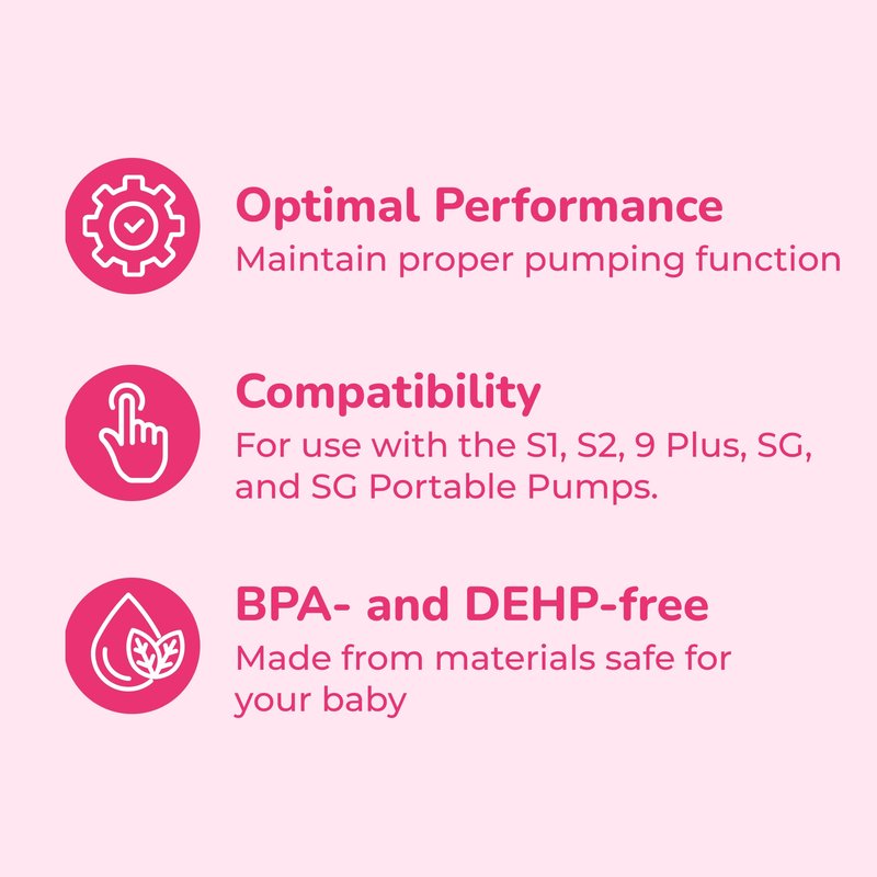 Spectra - Premium Breast Milk Pump Accessory Kit with Baby Bottles - Medium 24mm - Breast Pump Accessories - 2 Pack