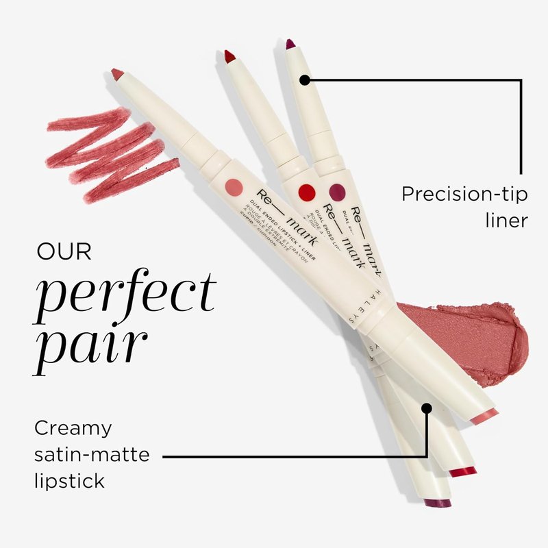 **Dual Ended 2-in-1 Lipstick & Liner - Nude Pink Lip Combo | Creamy Matte Moisturizing Formula**