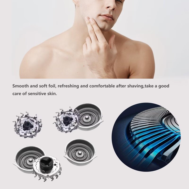 3pcs Shaver Razor Head Cutters For Philips Norelco HQ9 SpeedXL 8140XL, 8150XL, 8160XL, 8170XL, 8171XL, 8175XL 8240XL, 8250XL, 8260XL, 8270XL, 8280XL 9160XL, 9170XL, 9190XL, 9195XL