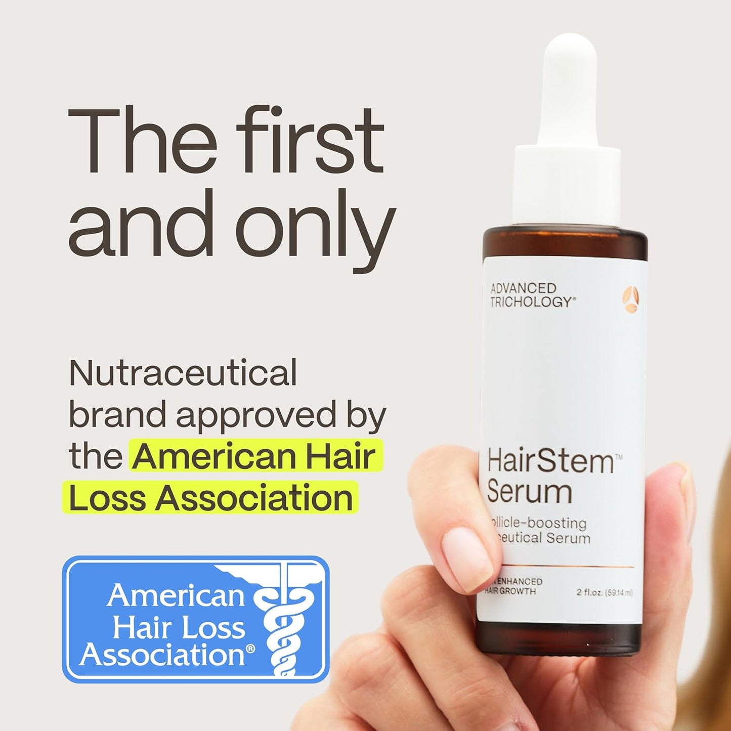 HairStem Follicle-Boosting Serum for Thicker, Fuller Hair - Triple-Action Formula for Hormonal & Nutritional Support